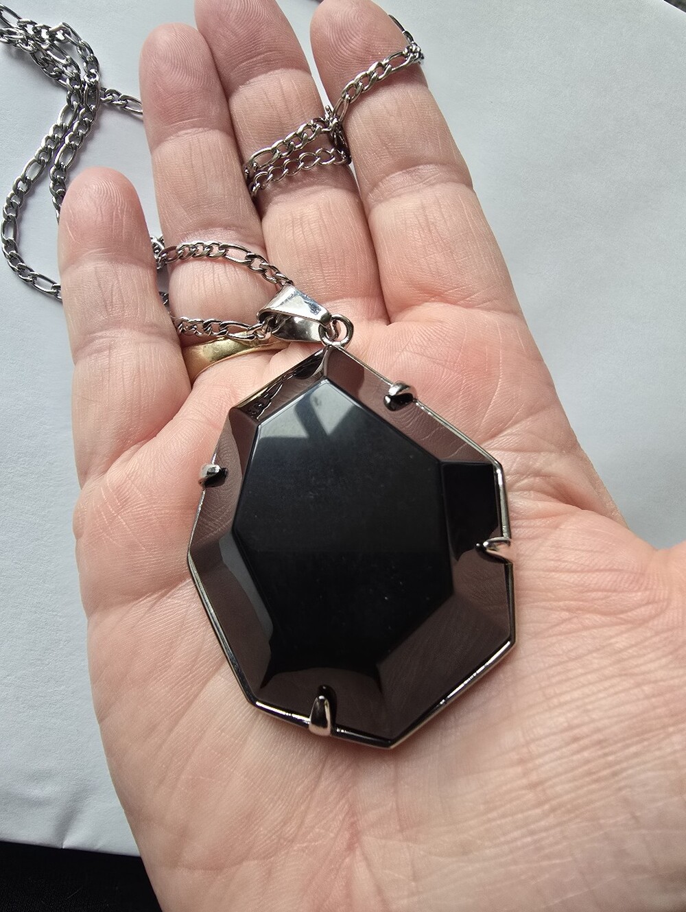 Black Onyx Veta Necklace By Evil Pawn Jewelry - Picture 2 of 6